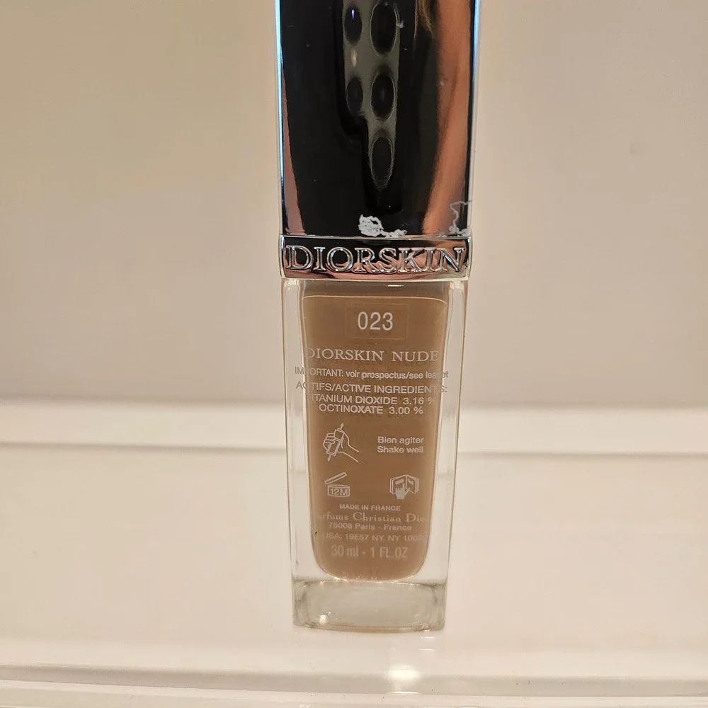 Dior Diorskin Nude Natural Glow Hydrating Makeup SPF 10 Foundation 023 1oz